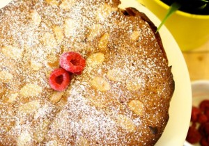 Rasberry tea cake
